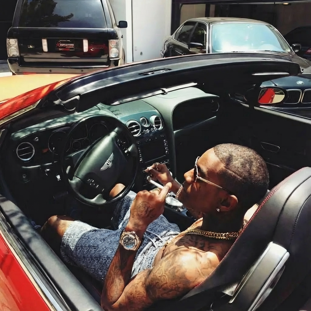 Monogram Shorts Grey