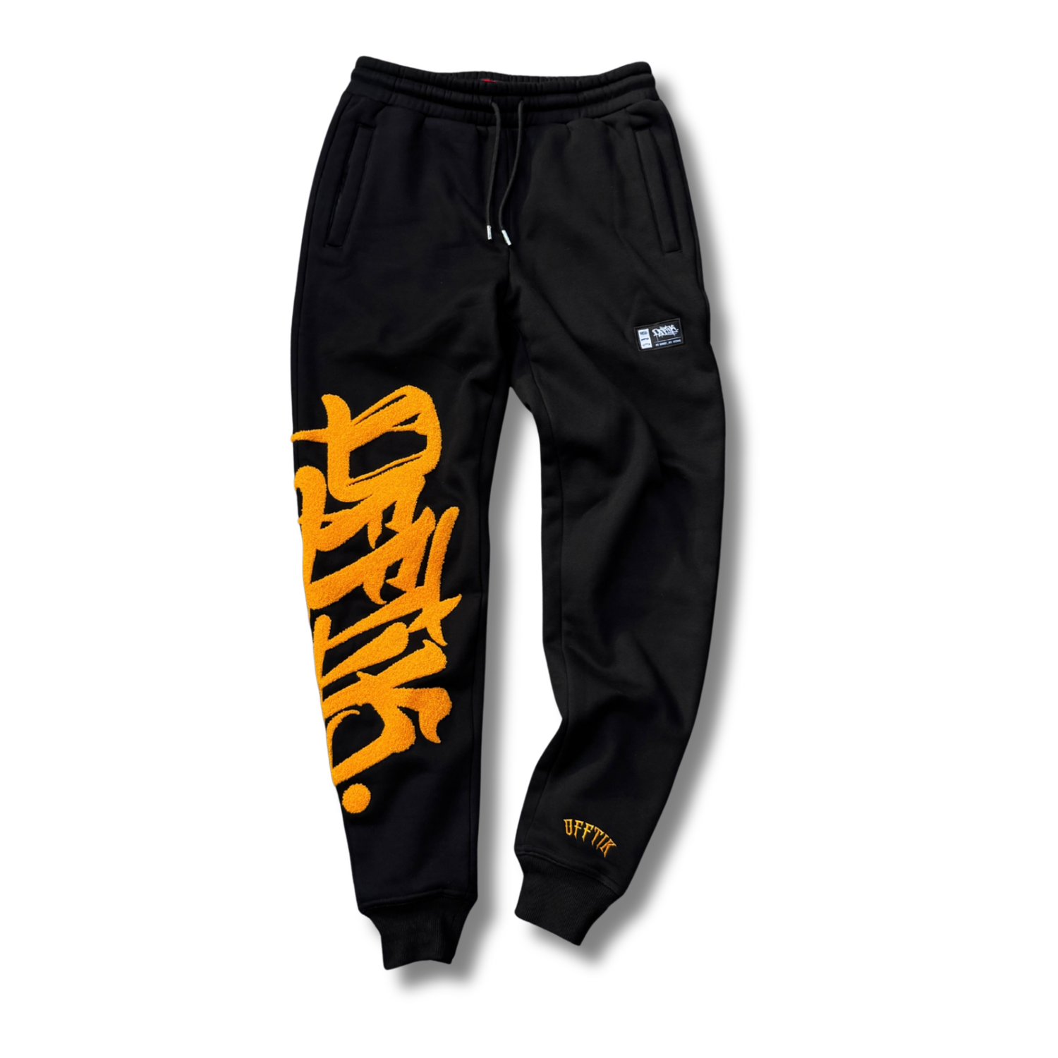 Signature Trackies Blk/Orange