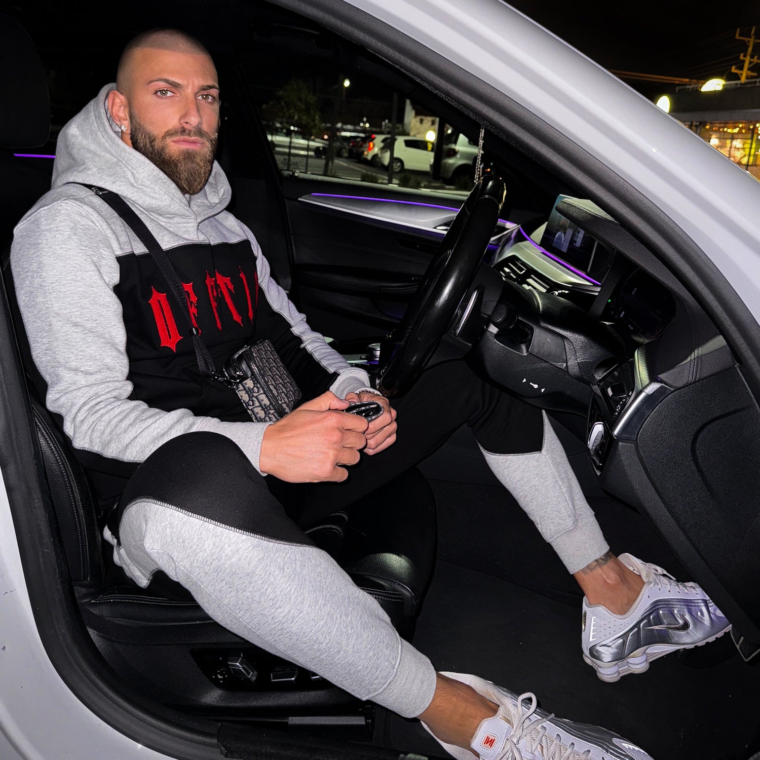 Iron Gate Trackies Black/Red