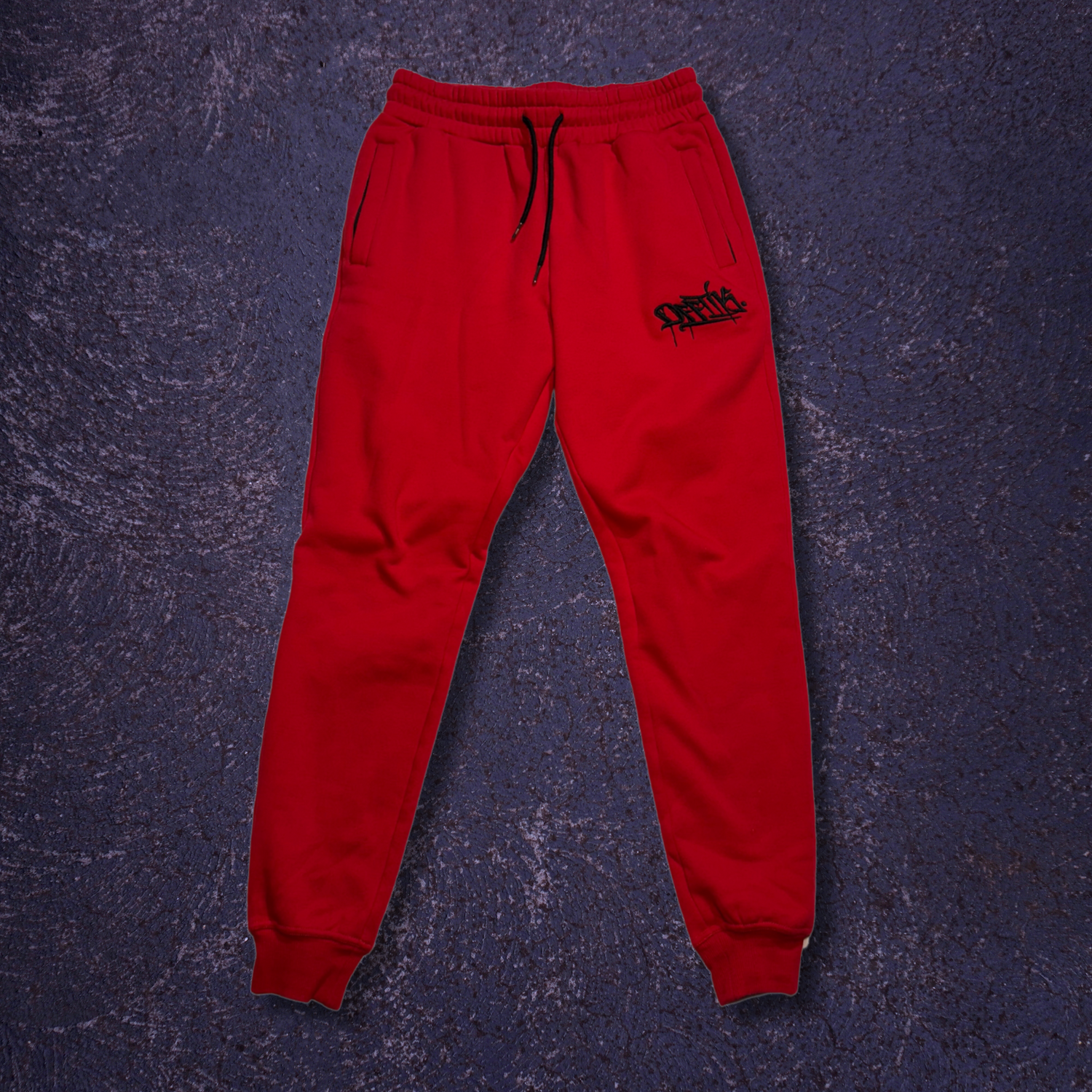 Signature Trackies Red/Black