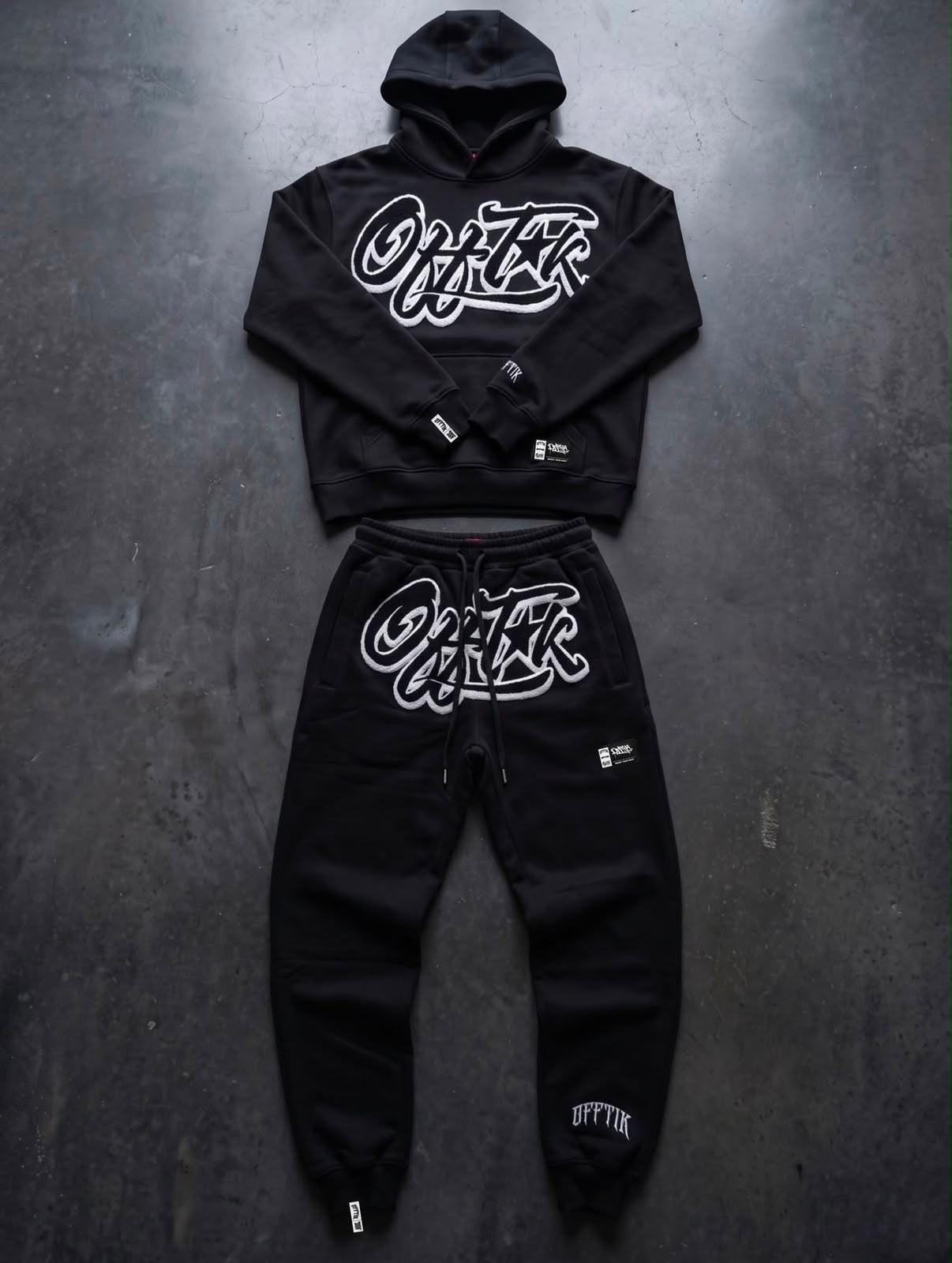 Allstarz Trackies Black/White