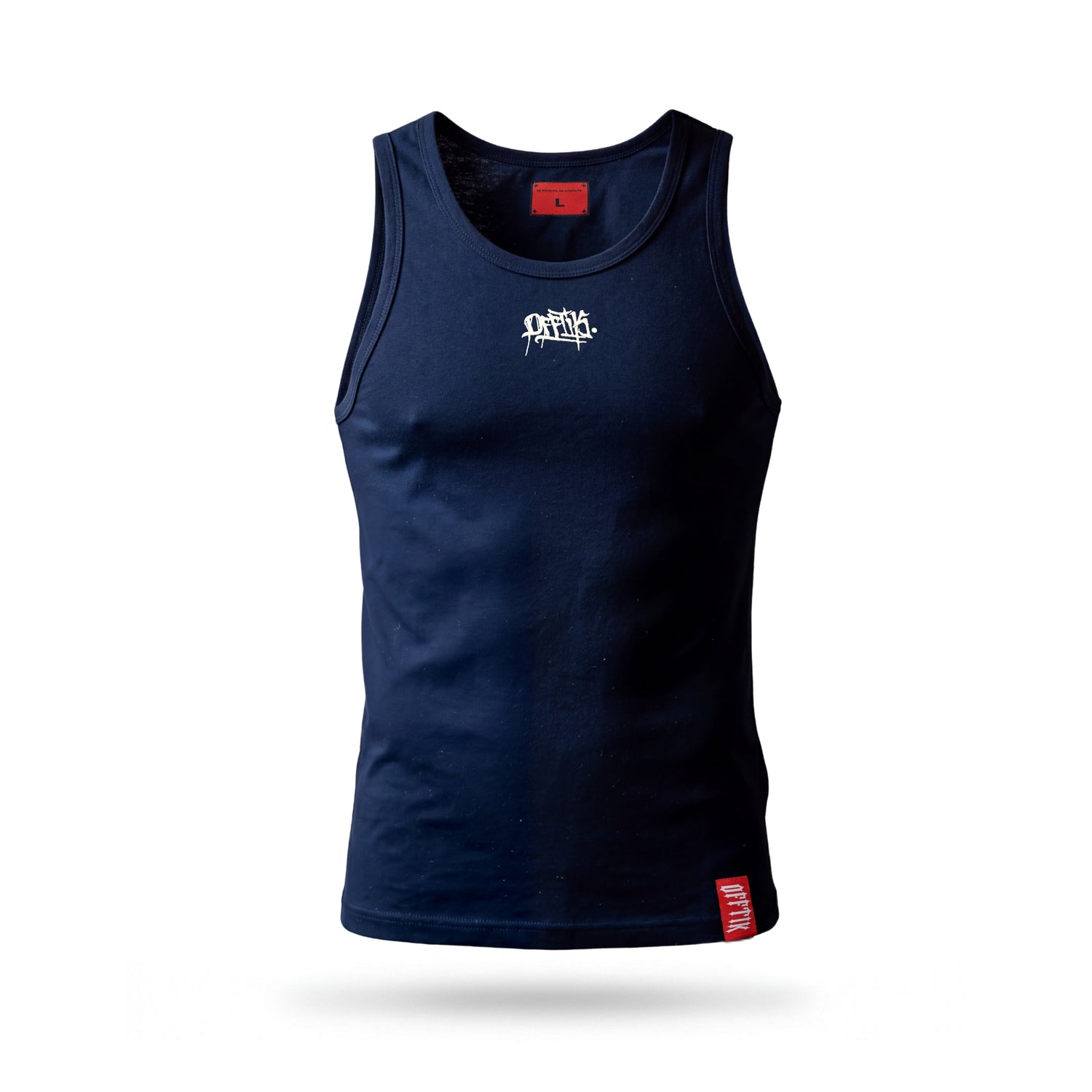 Ribbed Singlet Navy