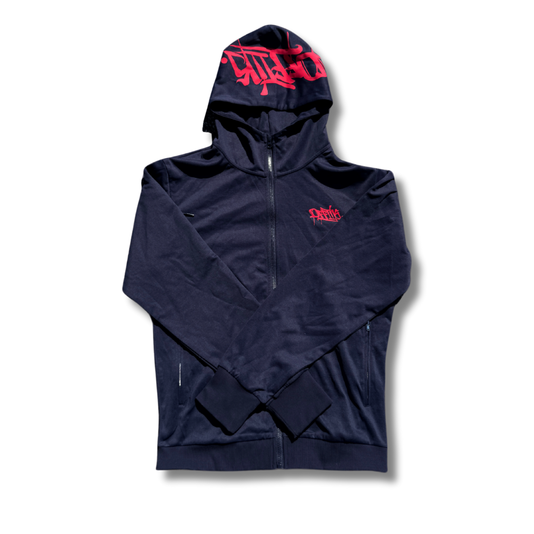 Vapor Tek Zip Up - Navy/Red