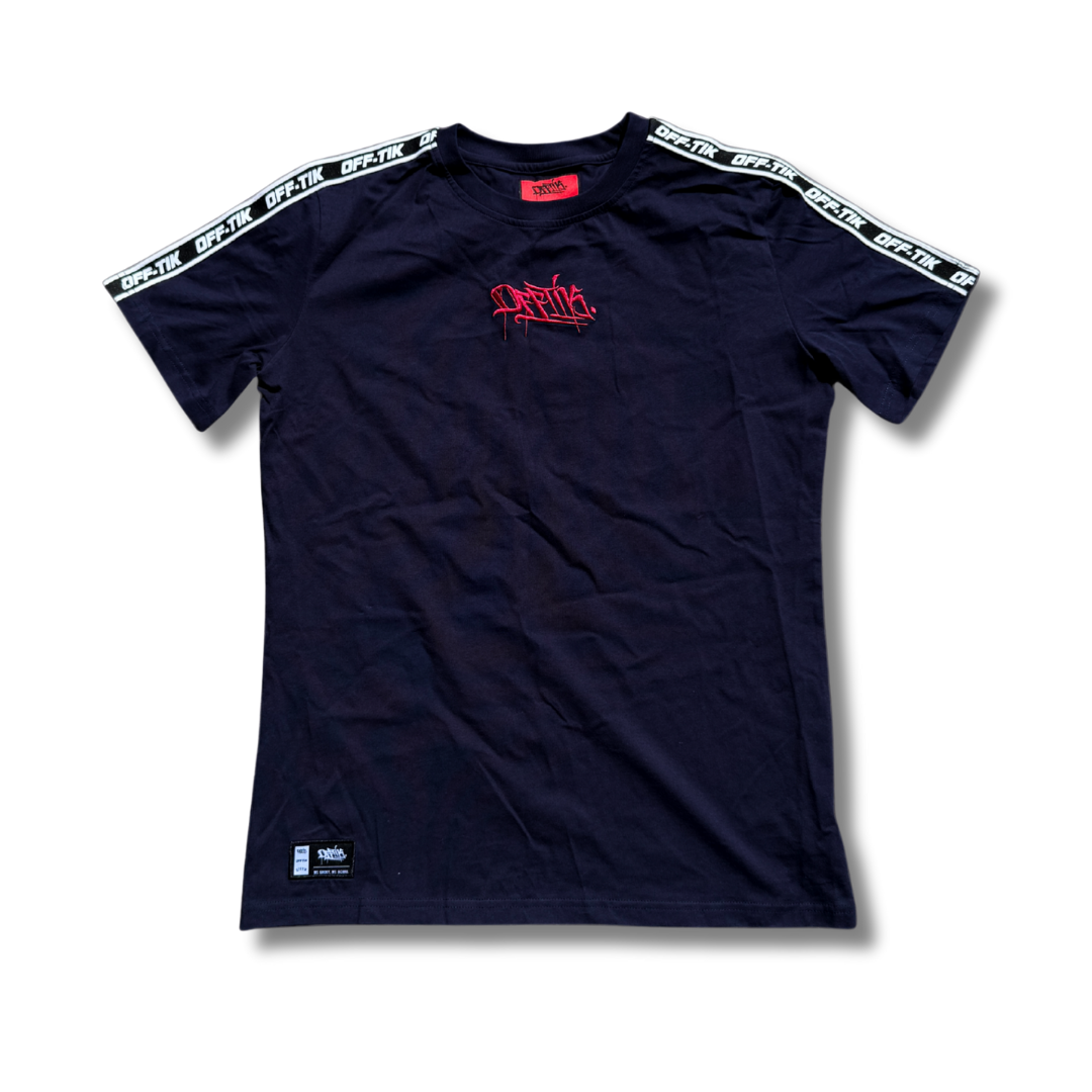Signature T-Shirt - Navy/Red