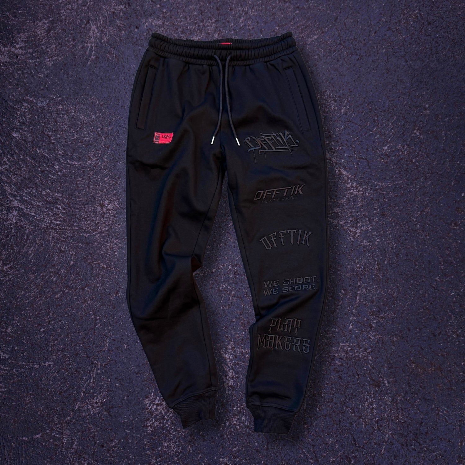 Core Logo Trackies Black/Black