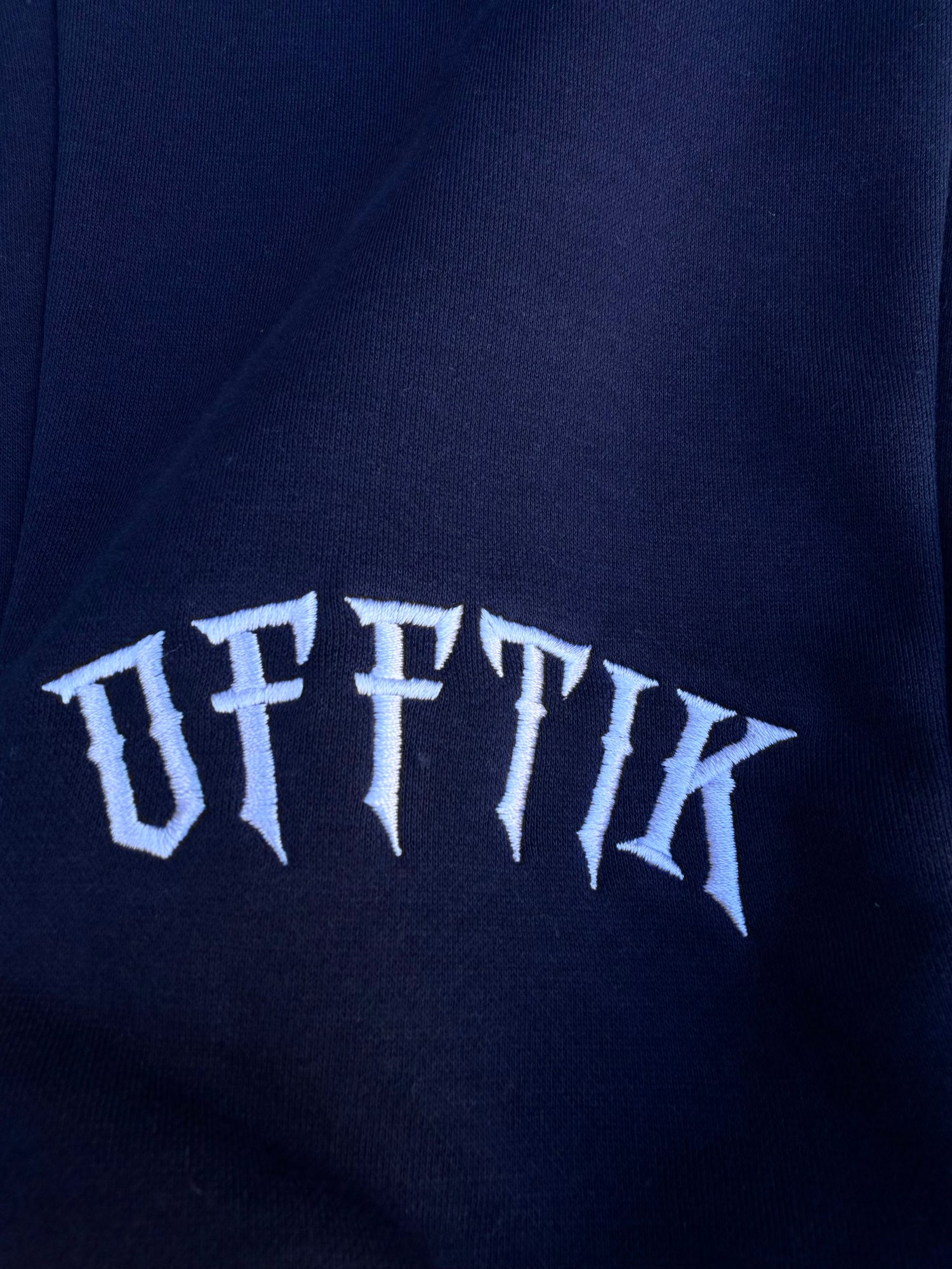 Signature Hoodie Navy/White