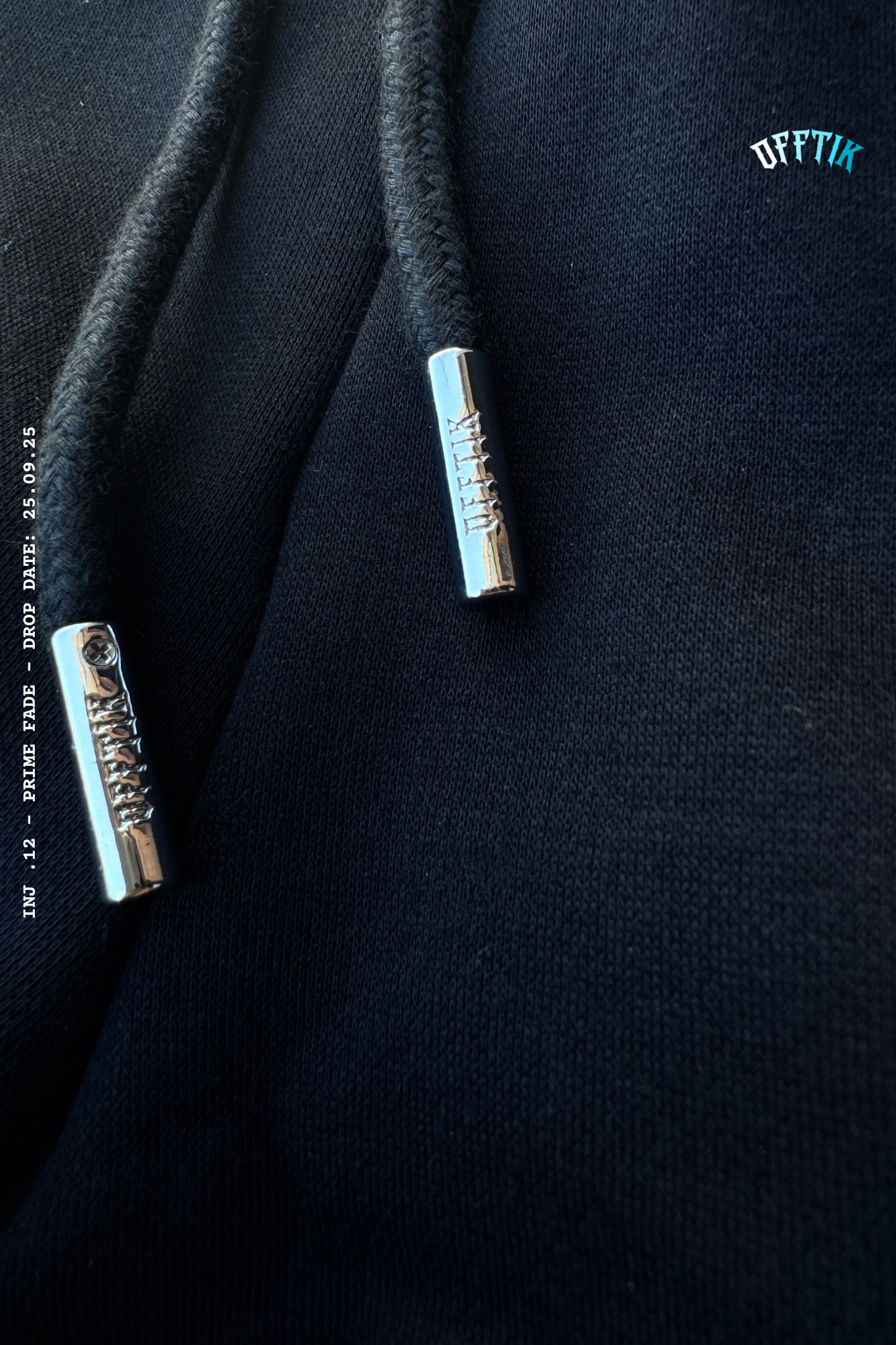 Prime Fade Hoodie Black/Aqua