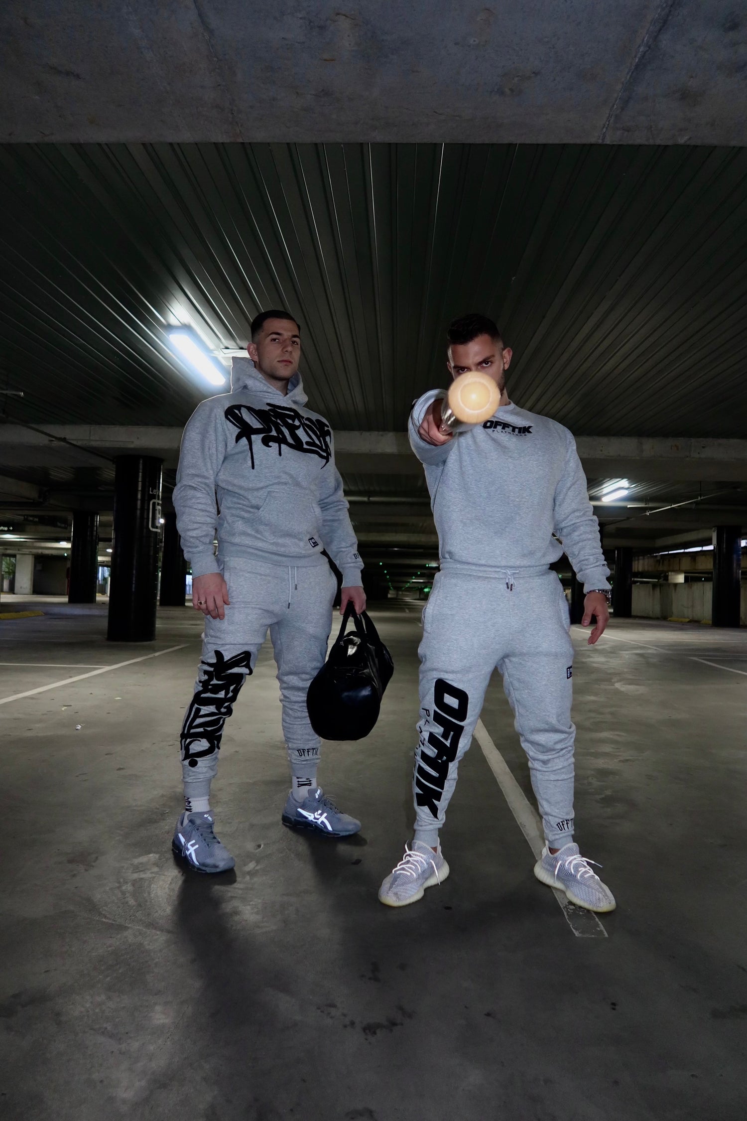 Signature Trackies Grey/Black