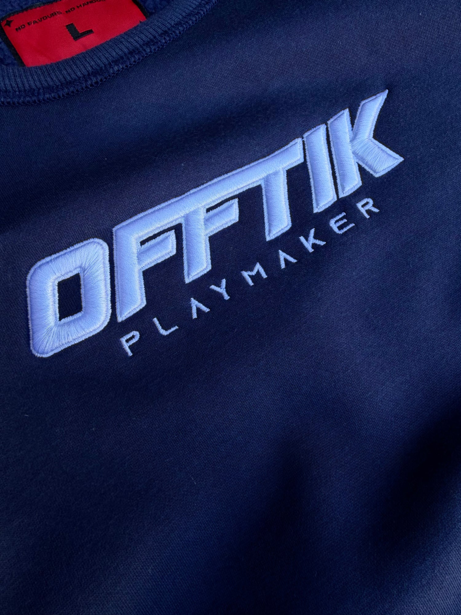 Playmaker Crewneck Navy/White