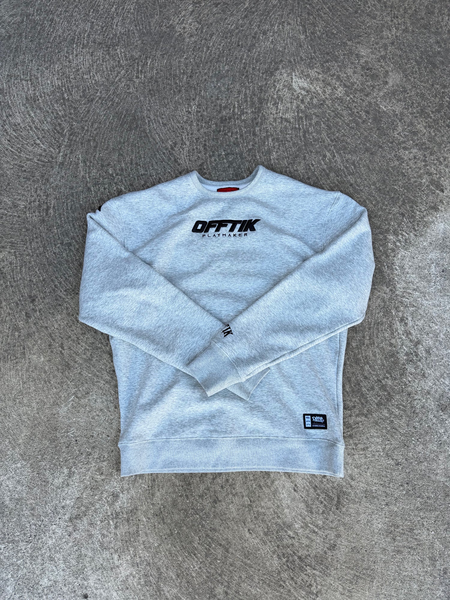 Playmaker Crewneck Grey/Black