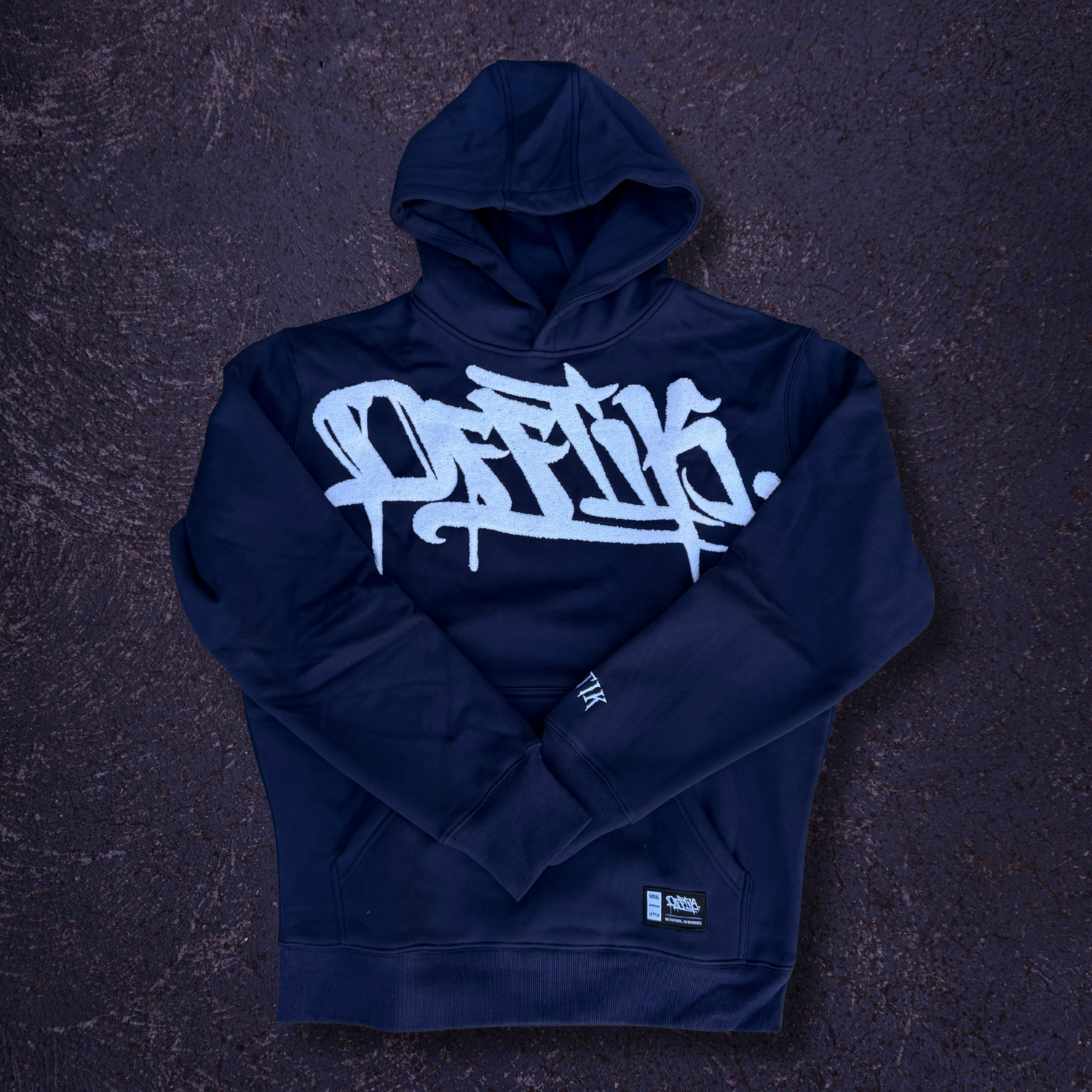 Signature Hoodie Navy/White