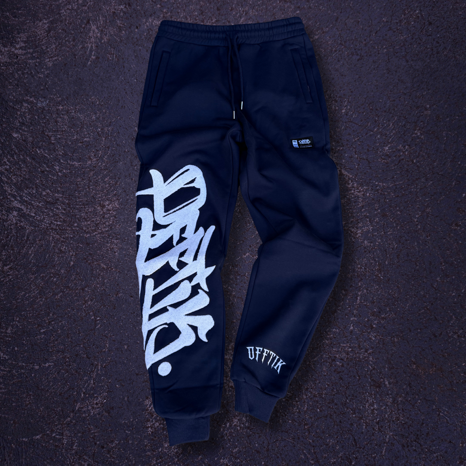 Signature Trackies Navy/White