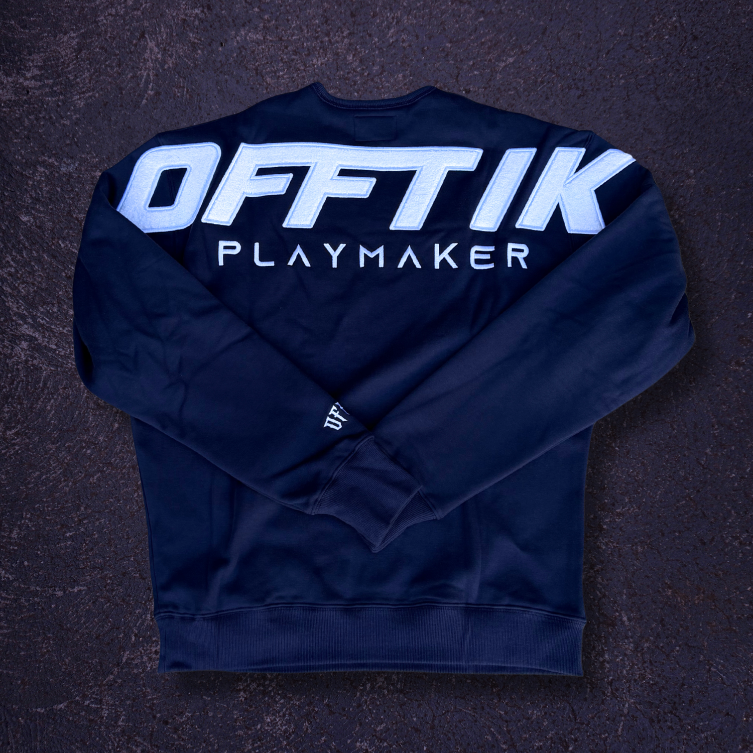 Playmaker Crewneck Navy/White