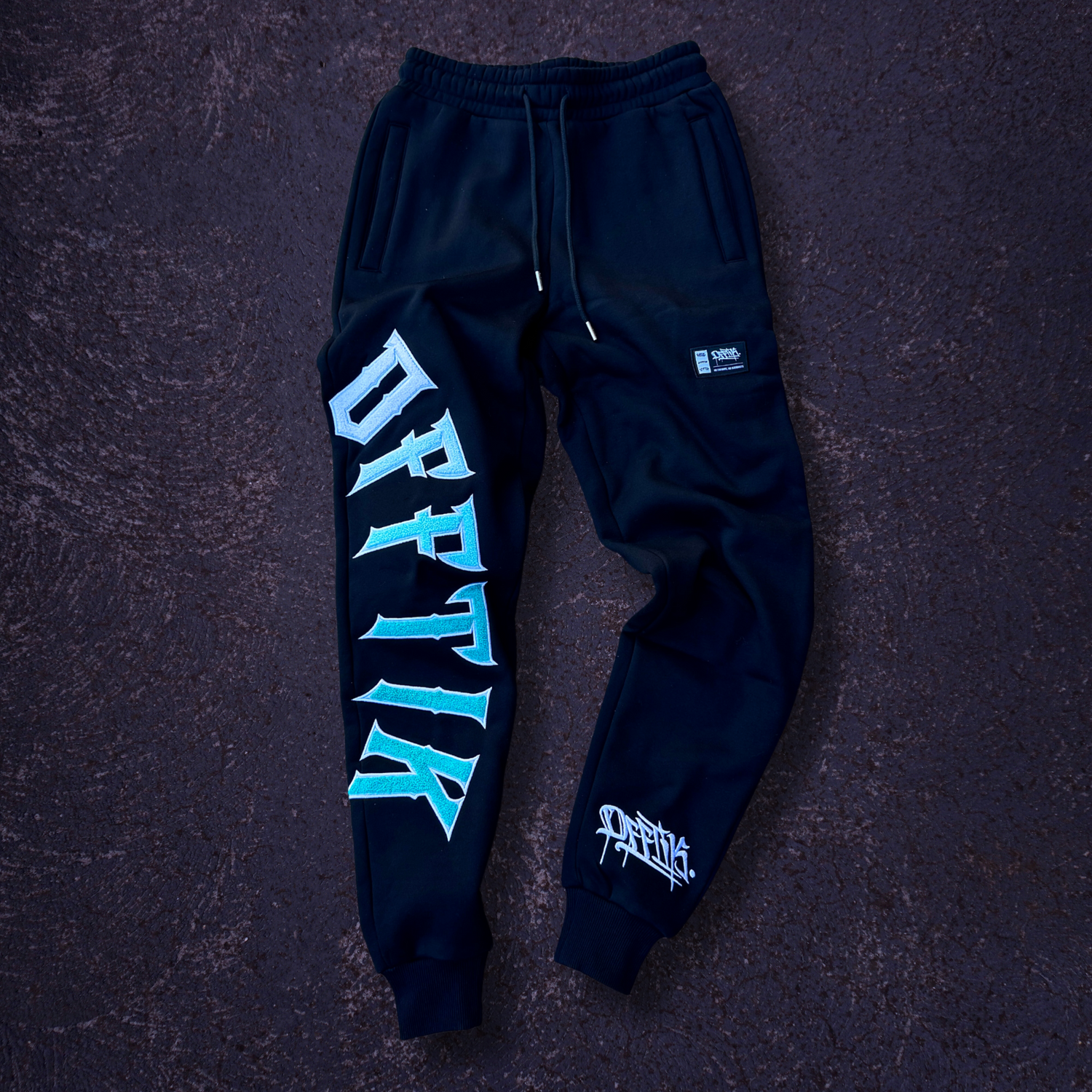 Prime Fade Trackies Black/Aqua