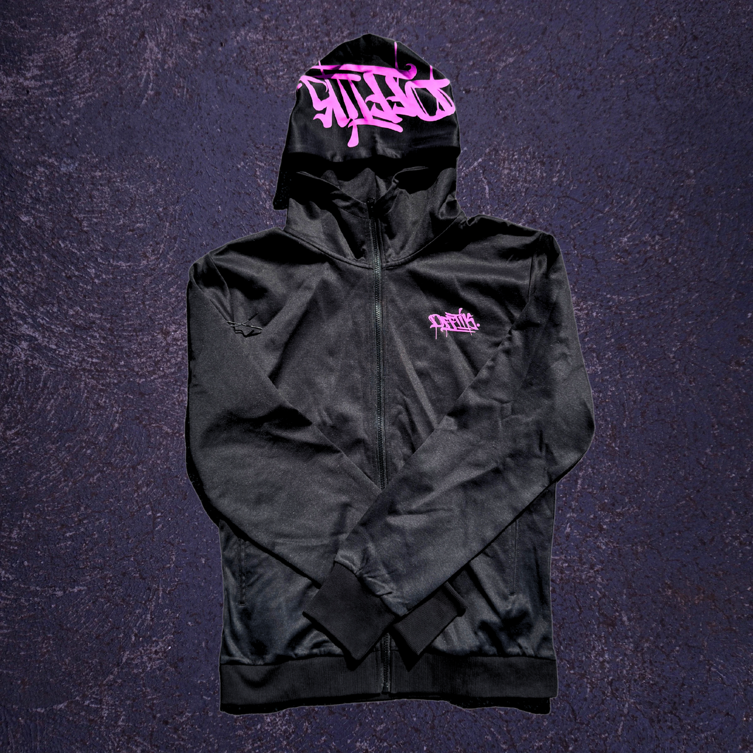 Vapor Tek Zip Up - Black/Pink