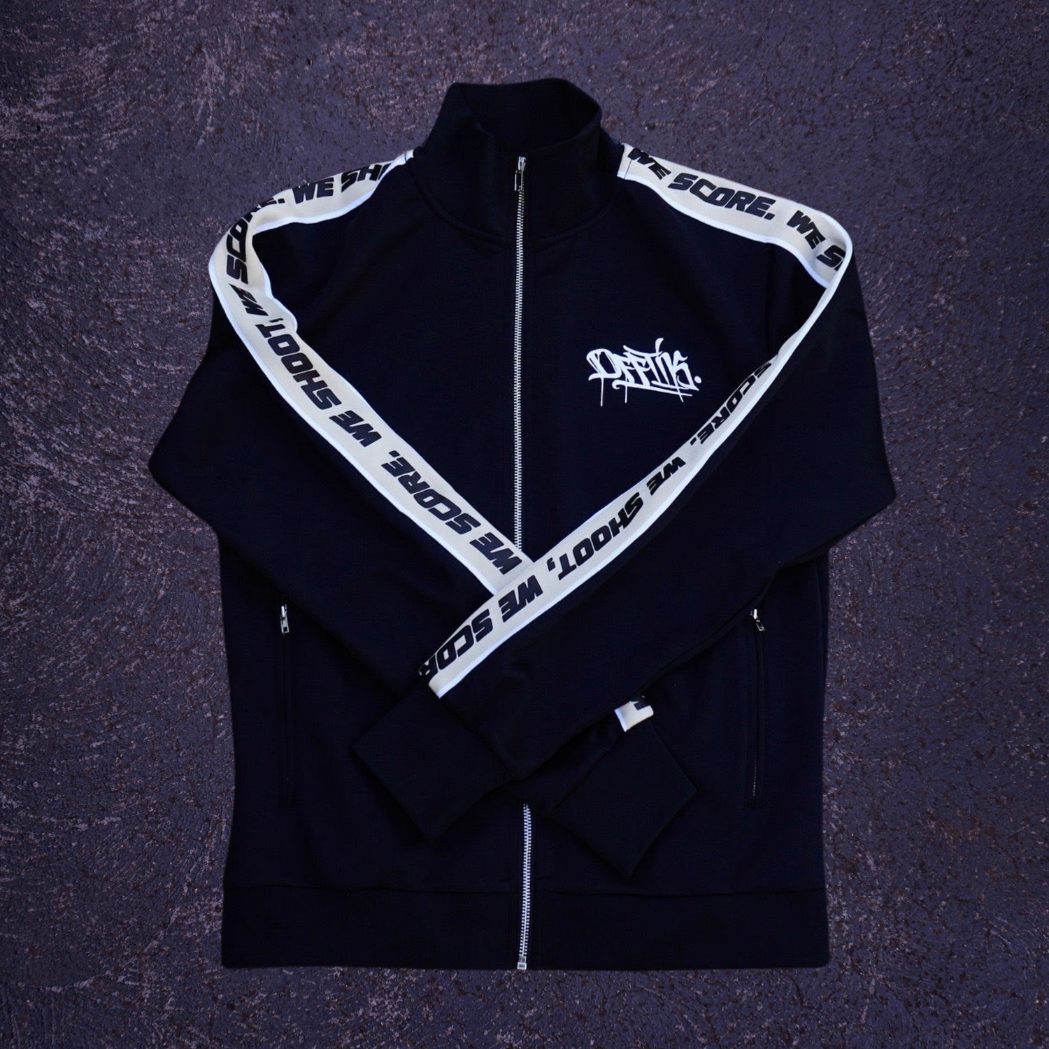 SNS Trak Jacket - Black/Beige