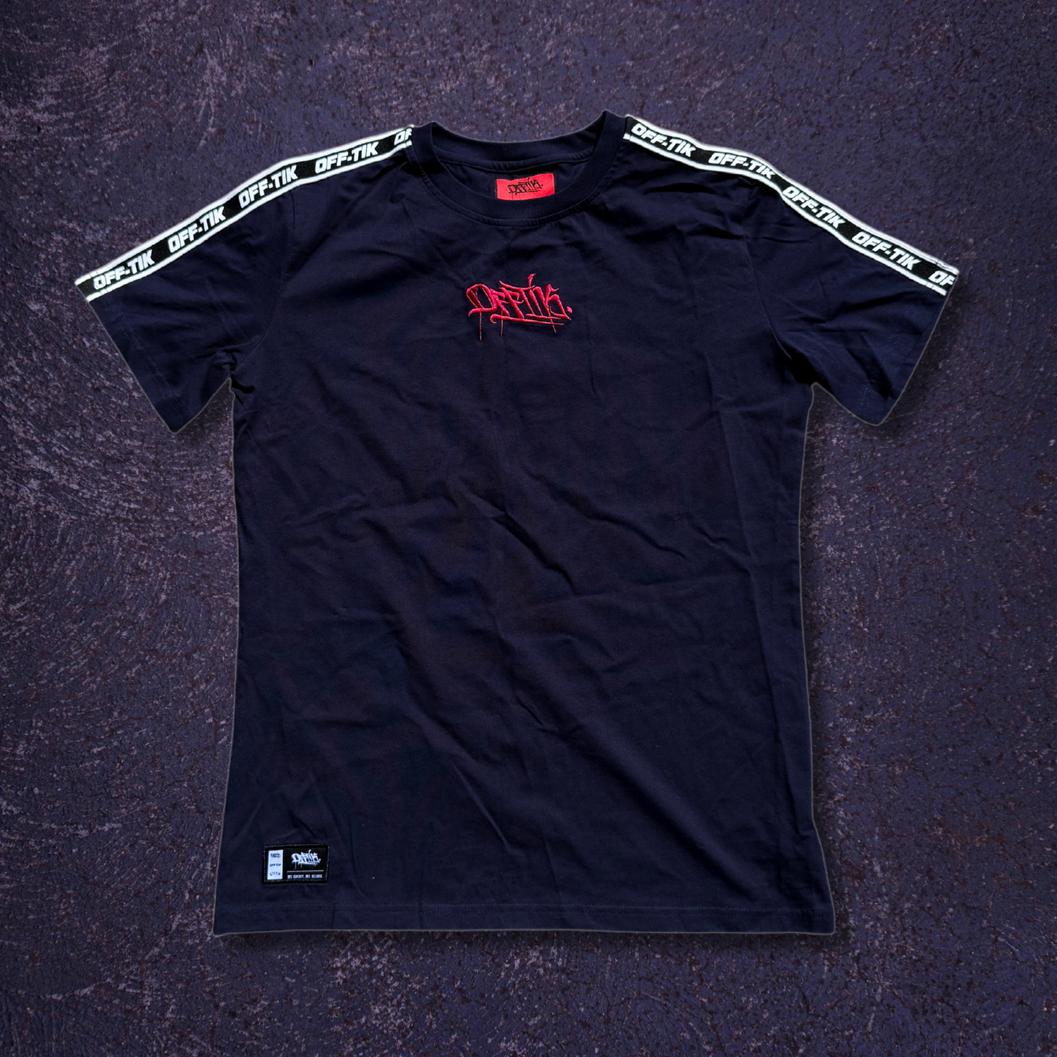 Signature T-Shirt - Navy/Red