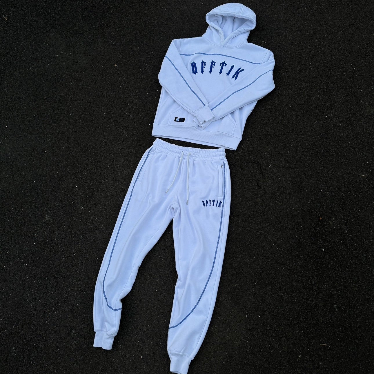 Iron Gate Trackies White/Blue