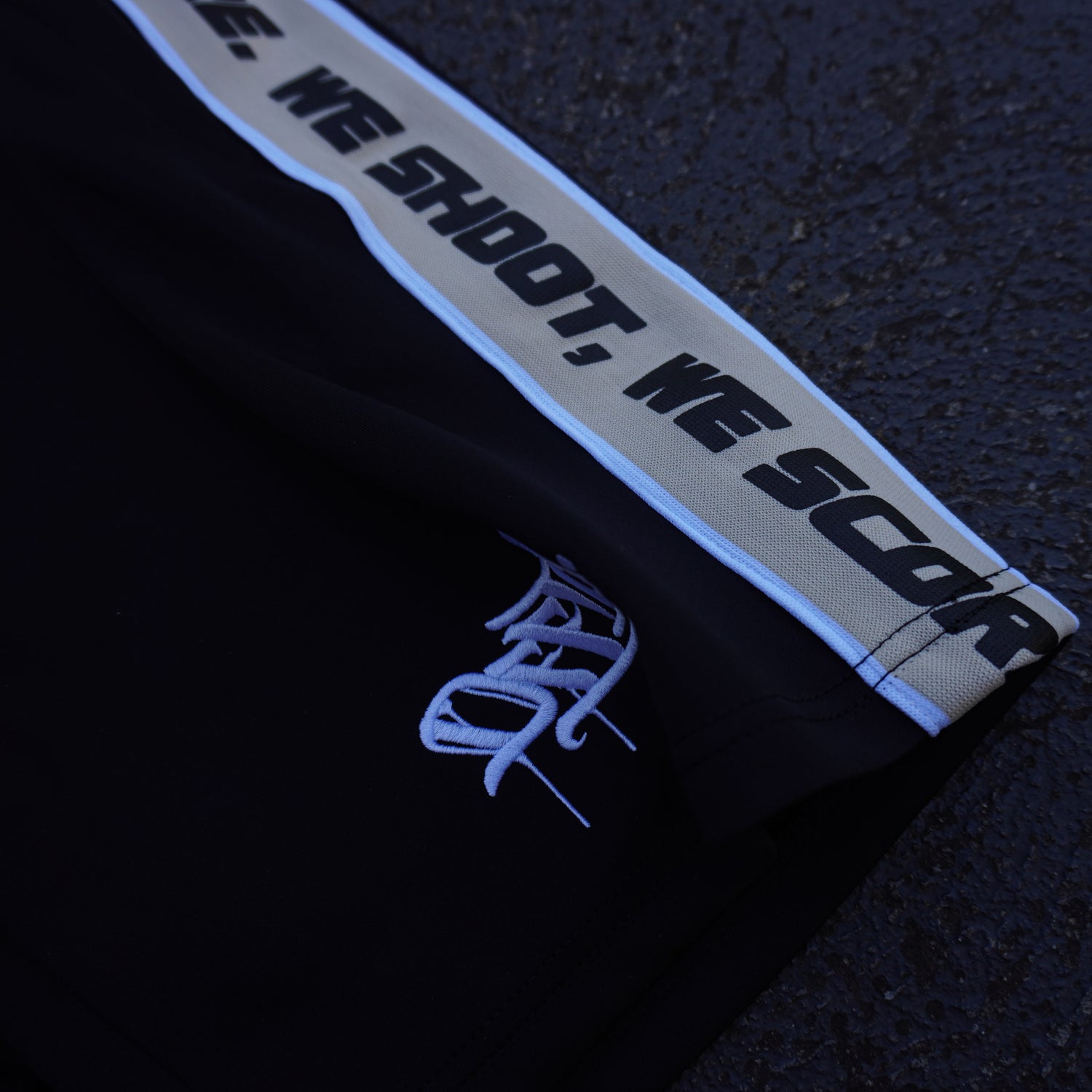 SNS Trak Shorts - Black/Beige