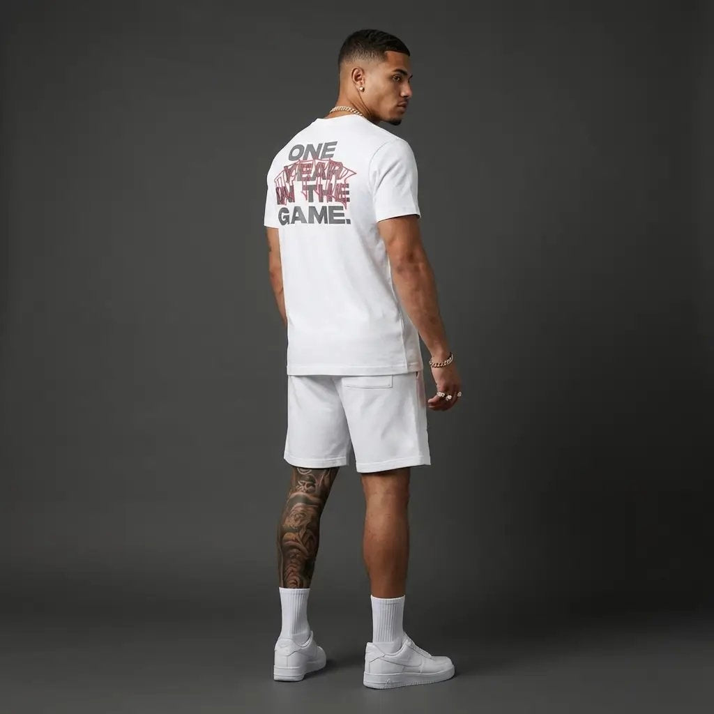 1 Year Anniversary Tee White/Pink