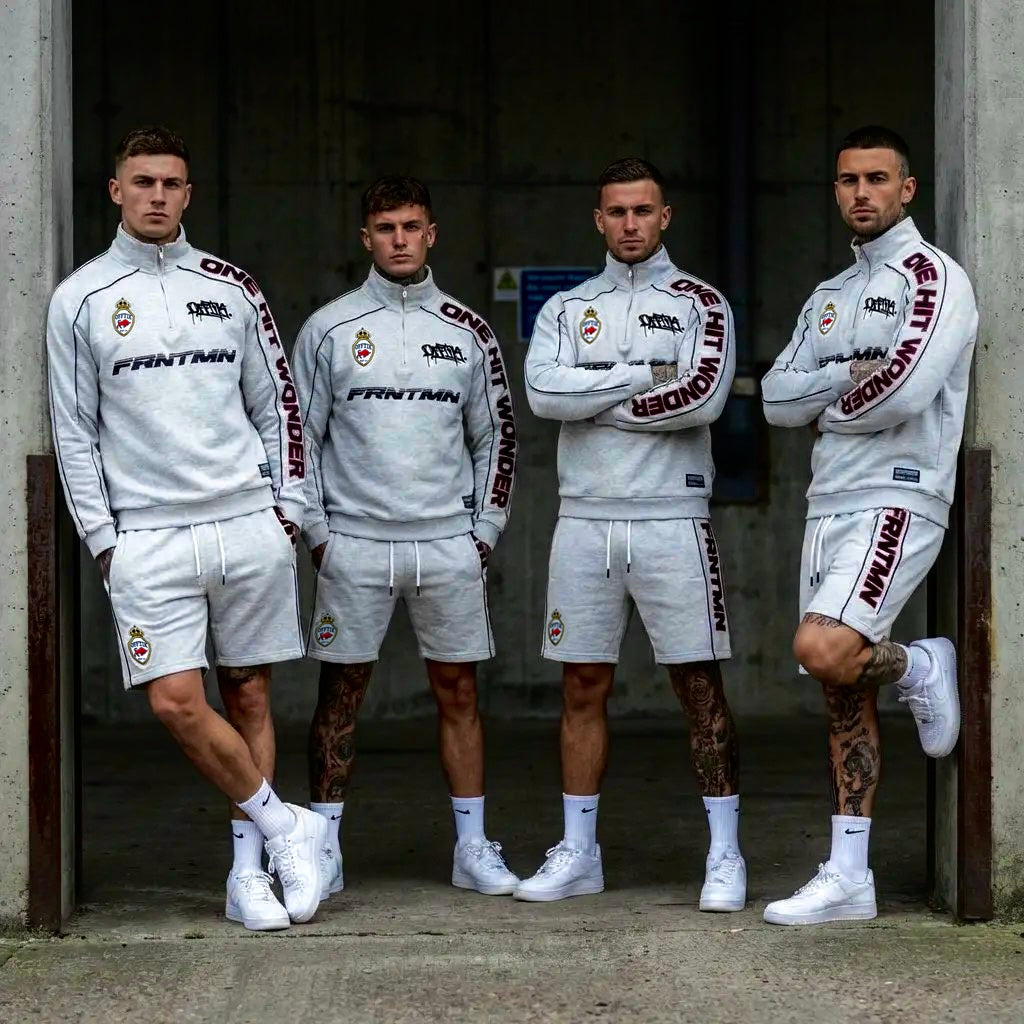 Frontman Quarter Zip Grey/Black