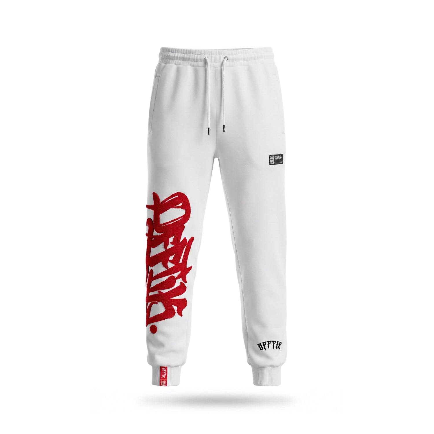 Signature Trackies White/Red