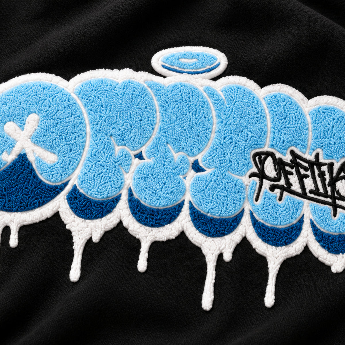 Throwy Trackies Black/Blue