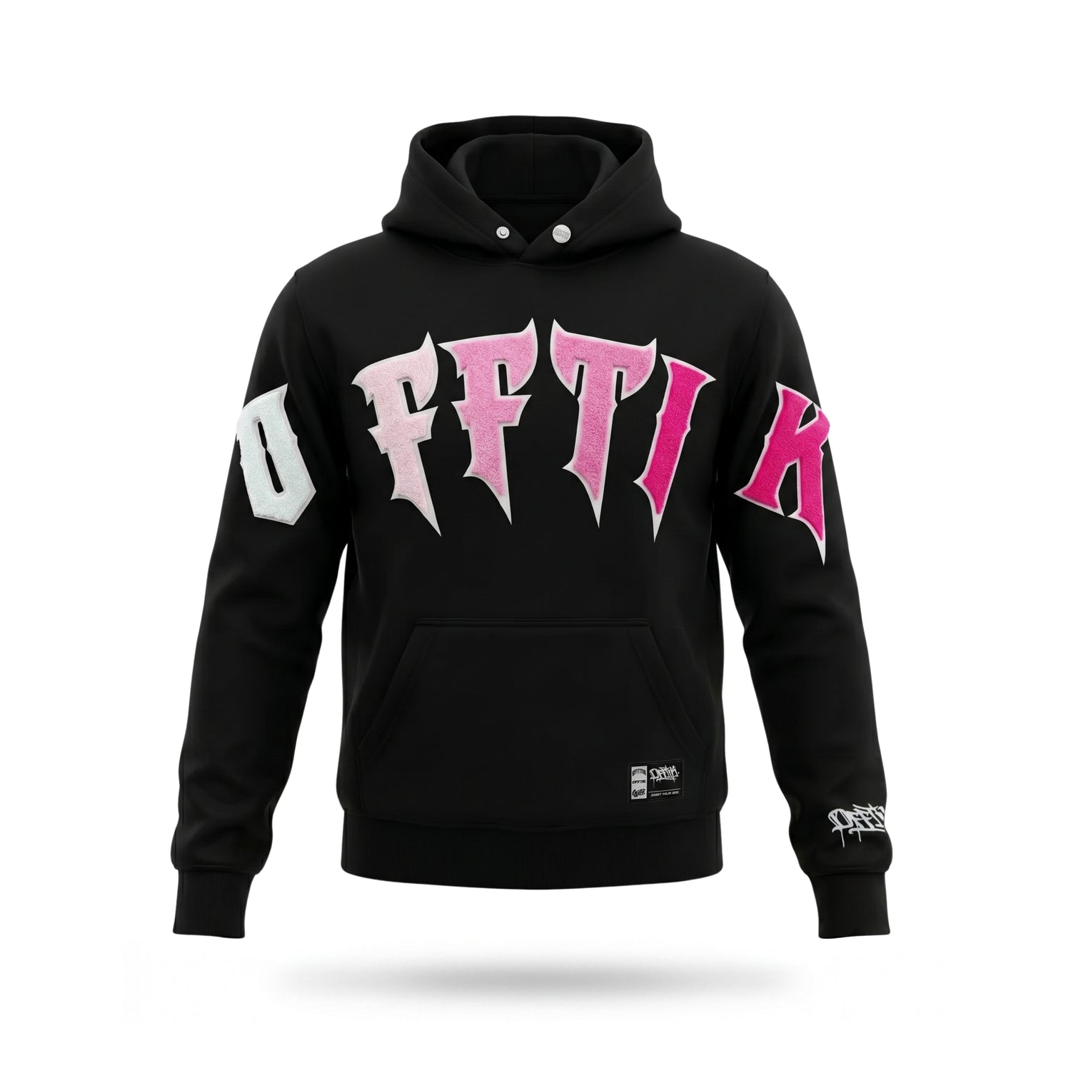 Prime Fade Hoodie Black/Pink
