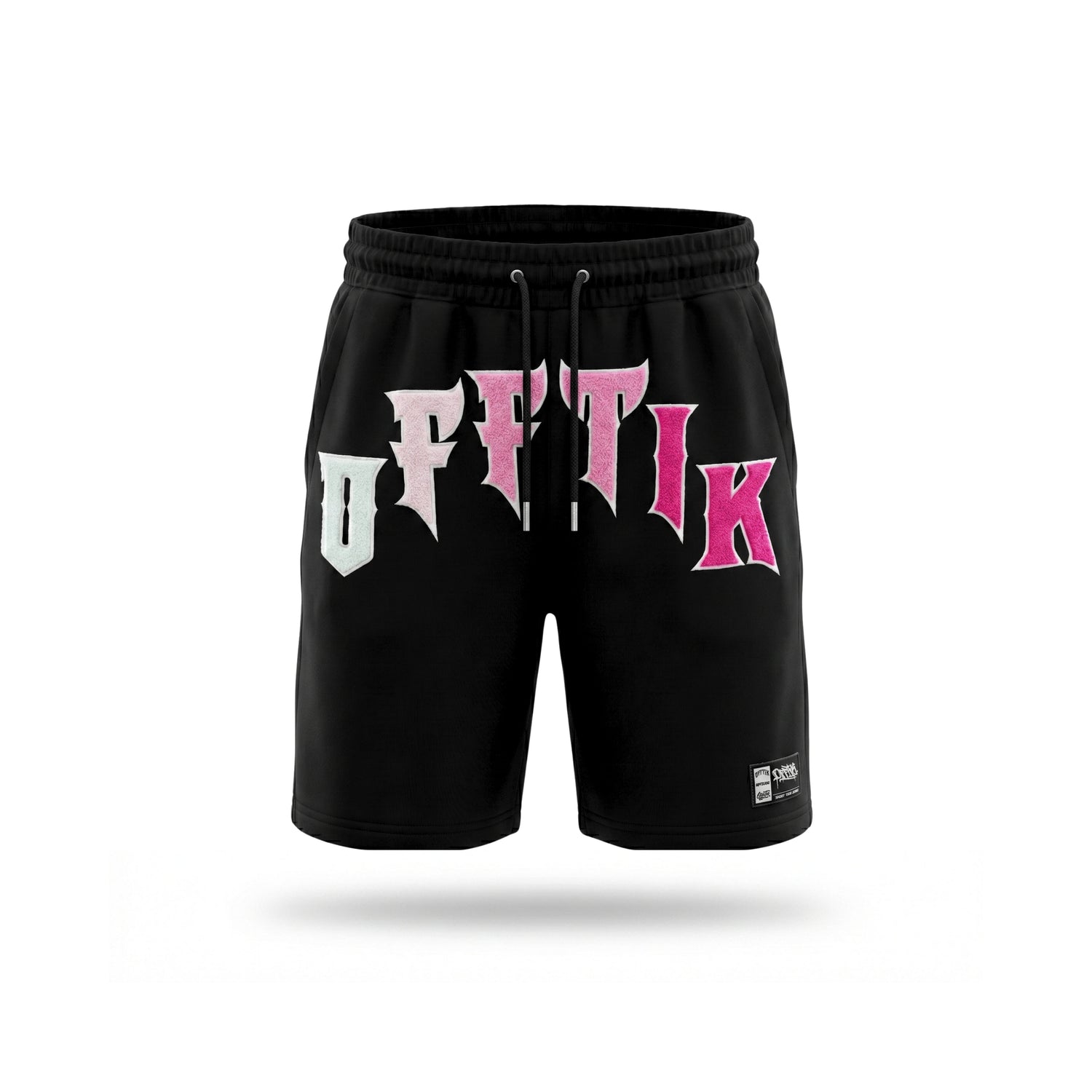 Oversized Shorts Prime Fade Black/Pink