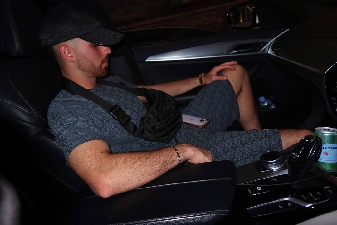 Monogram Tee Charcoal