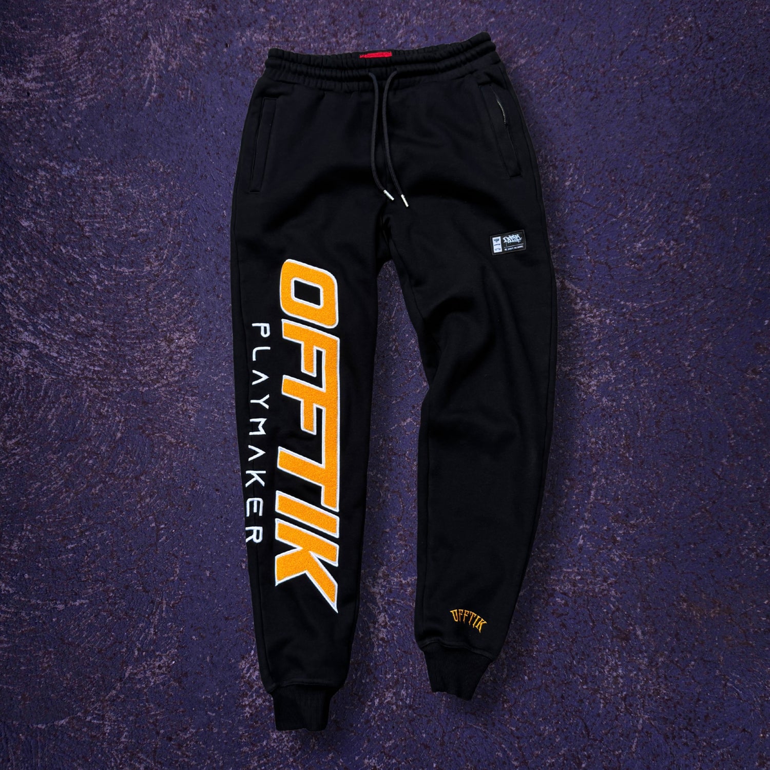 Playmaker Trackies Blk/Orange