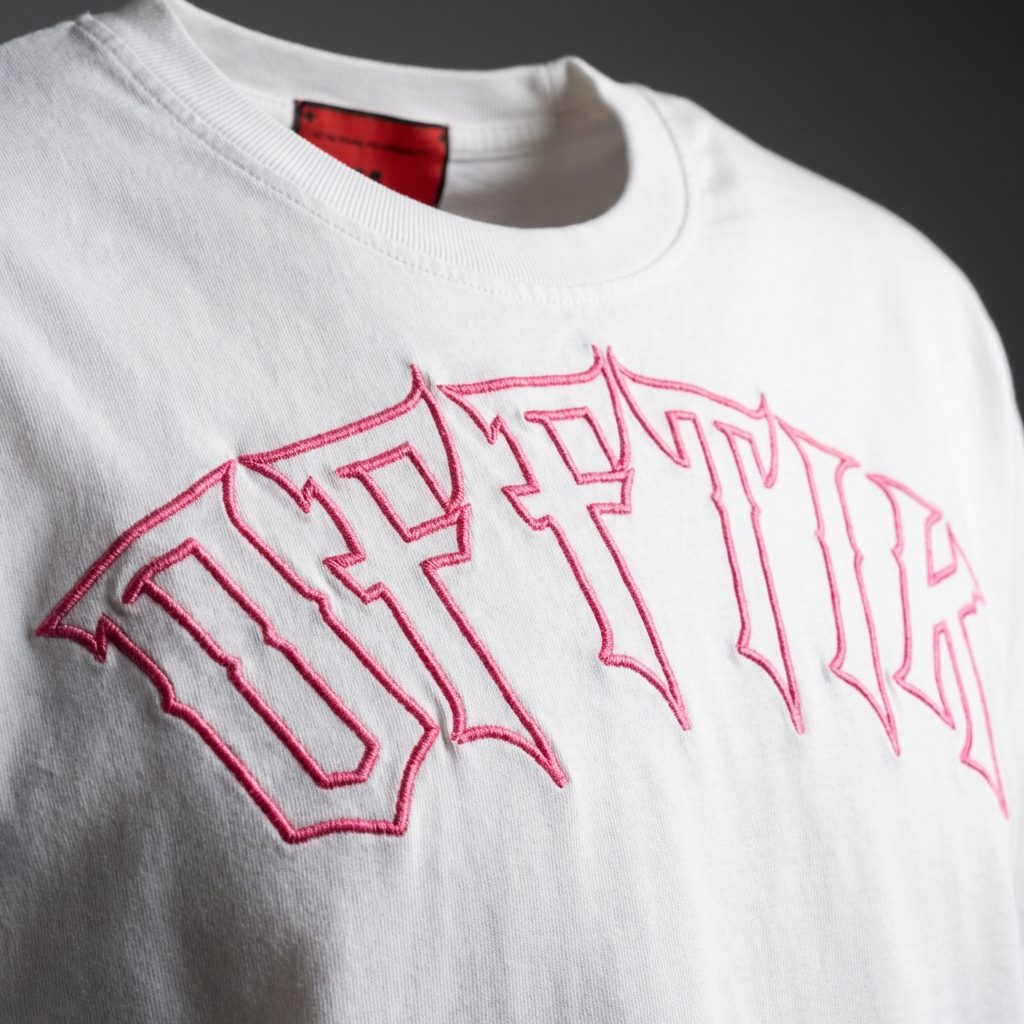 1 Year Anniversary Tee White/Pink