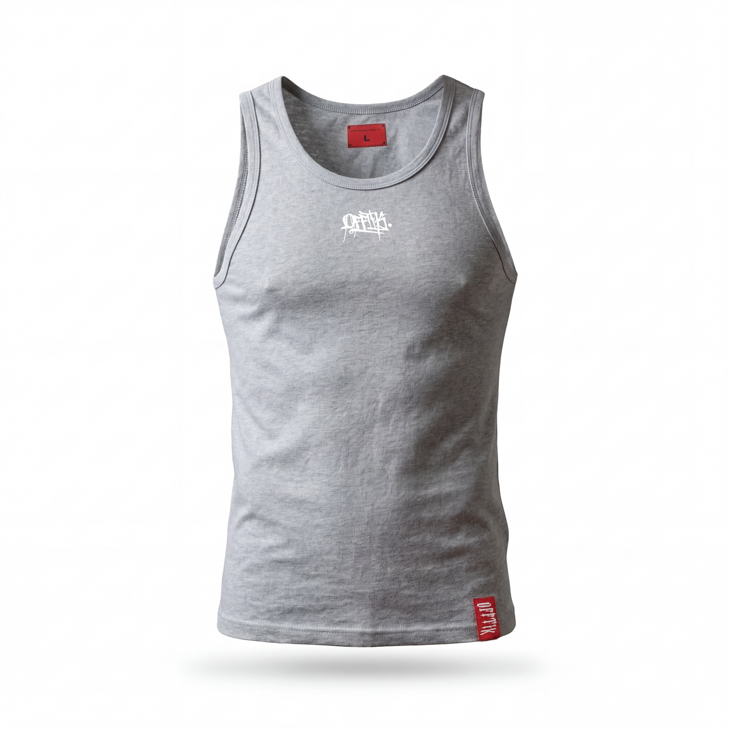 Ribbed Singlet Grey