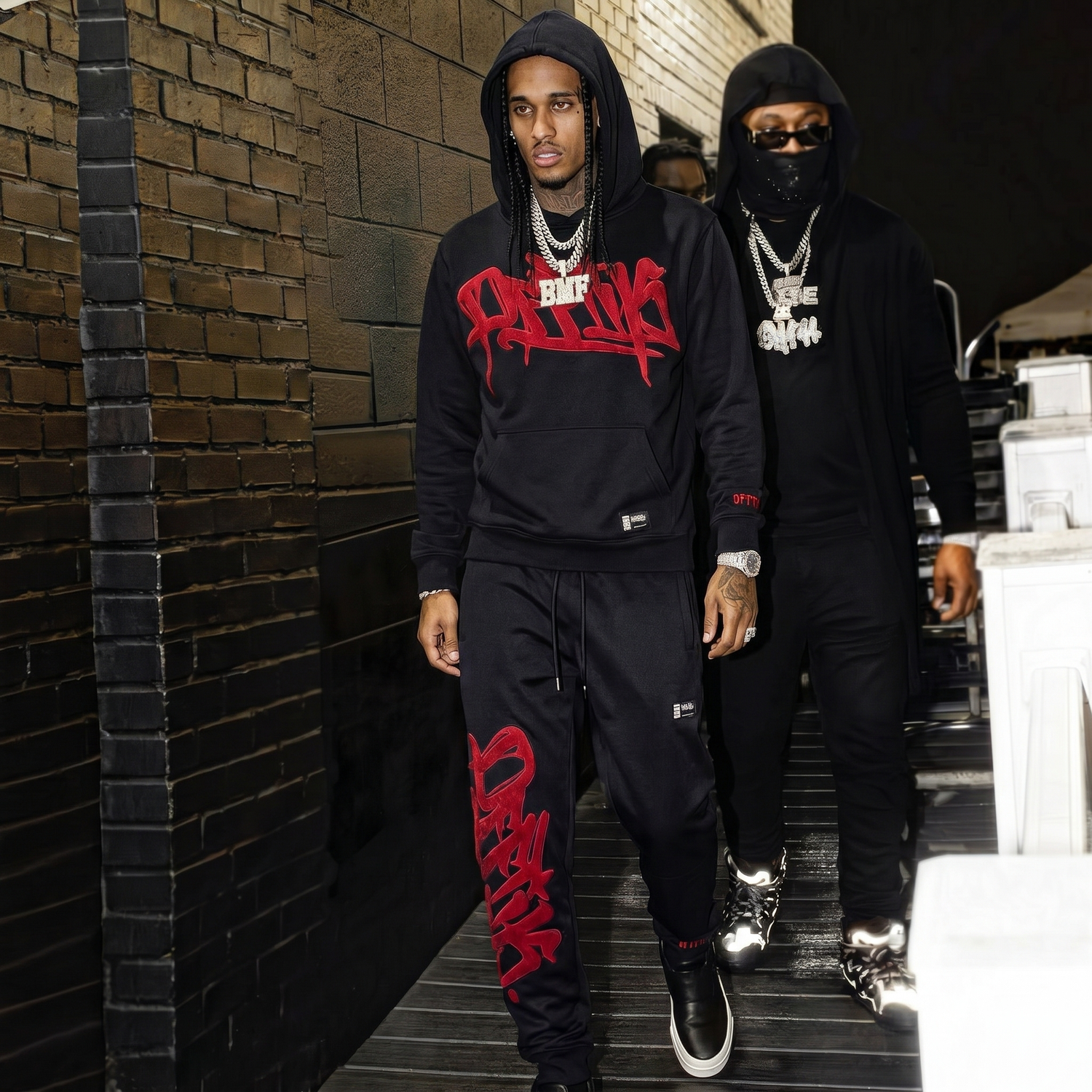 Signature Hoodie Black/Red