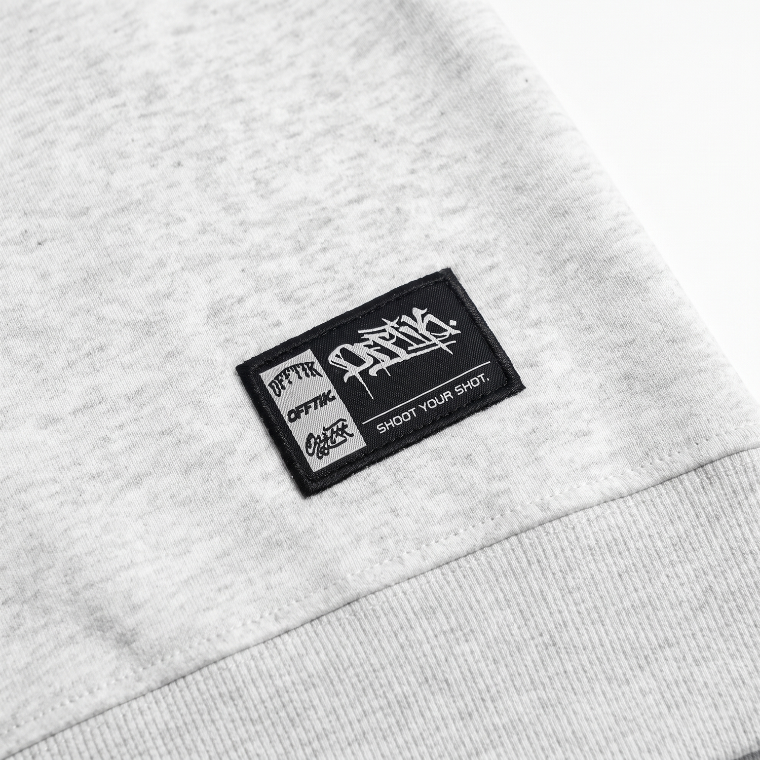 Playmaker Crewneck Light Grey/Black