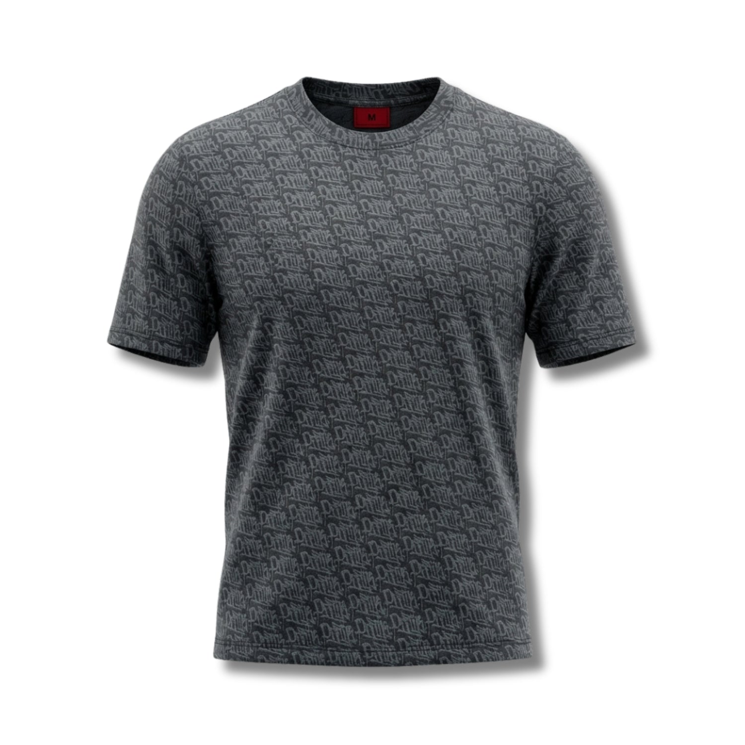 Monogram Tee Charcoal