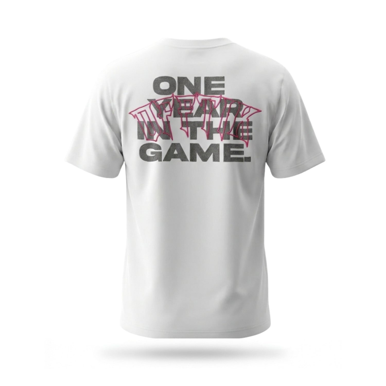 1 Year Anniversary Tee White/Pink