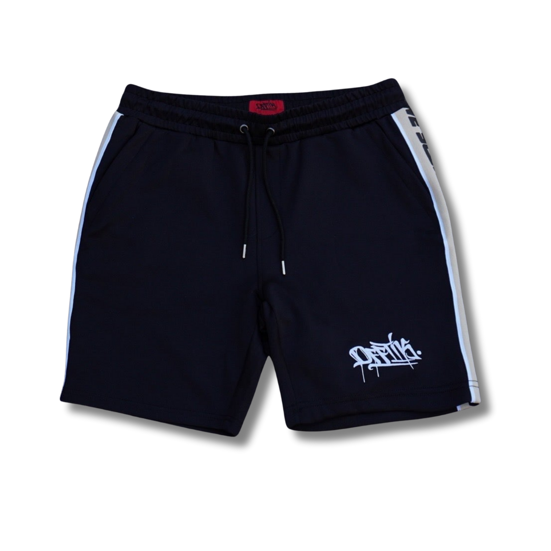 SNS Trak Shorts - Black/Beige