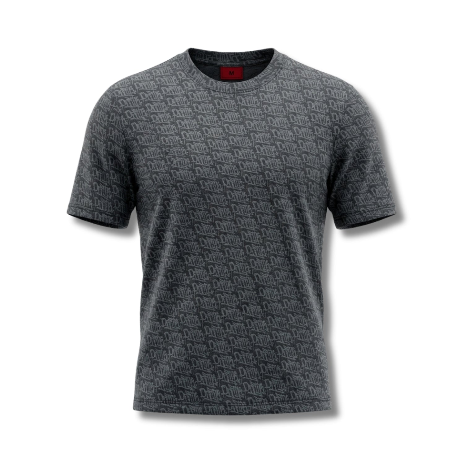 Monogram Tee Charcoal