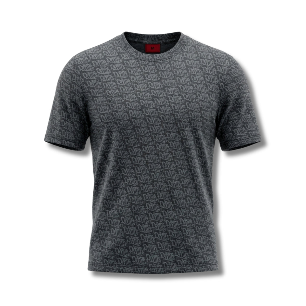Monogram Tee Charcoal