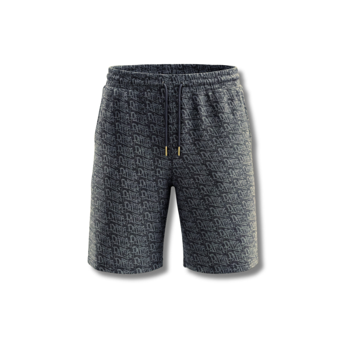 Monogram Shorts Charcoal