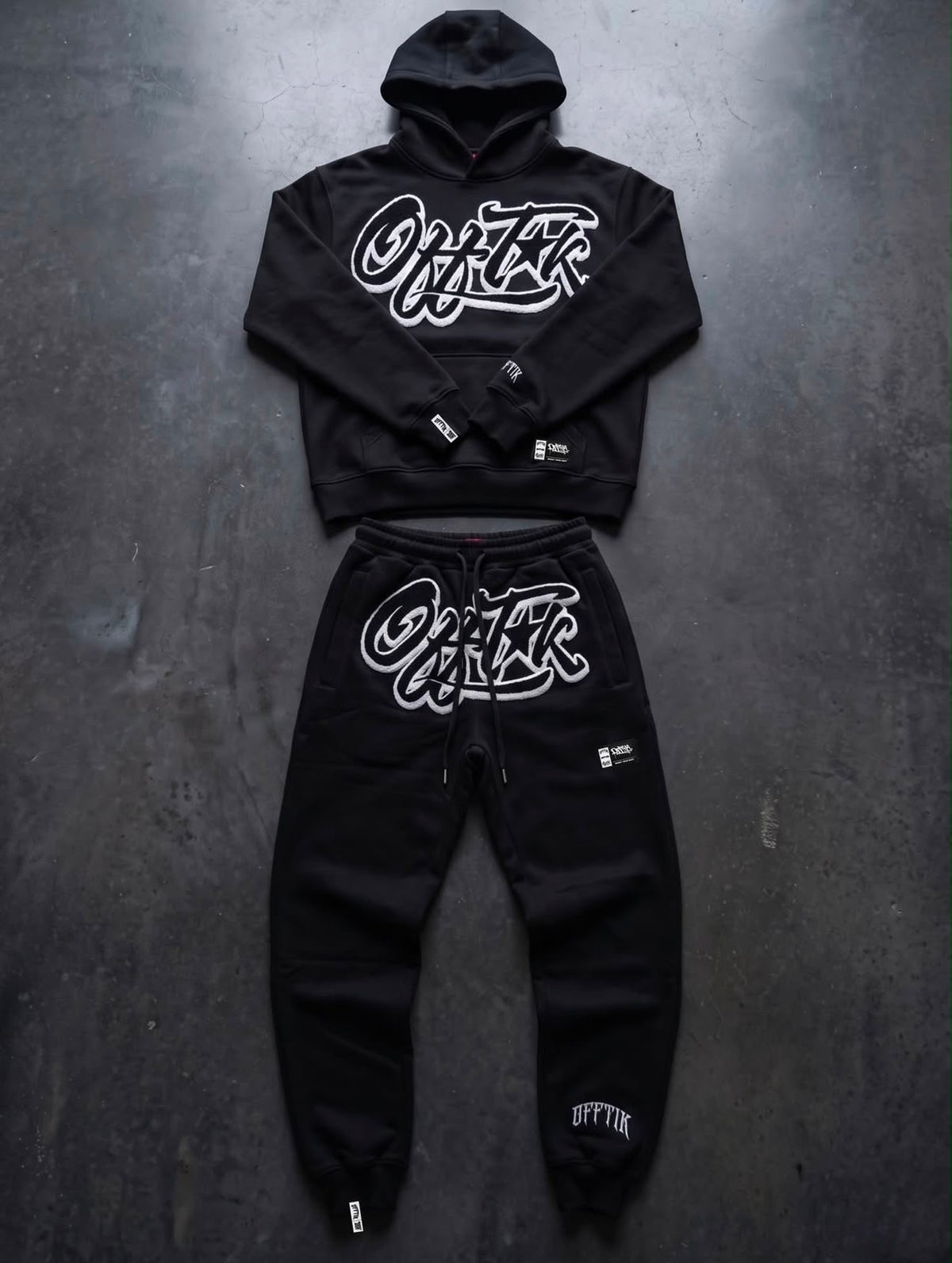 Allstarz Hoodie Black/White, image 3