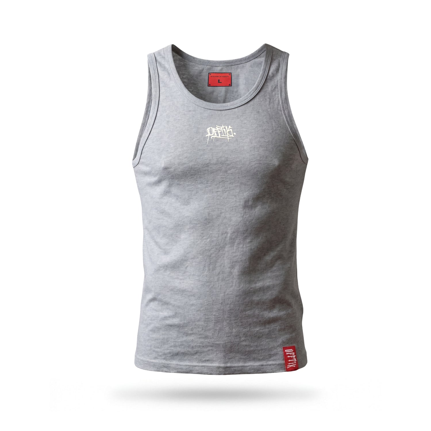 Ribbed Singlet Grey