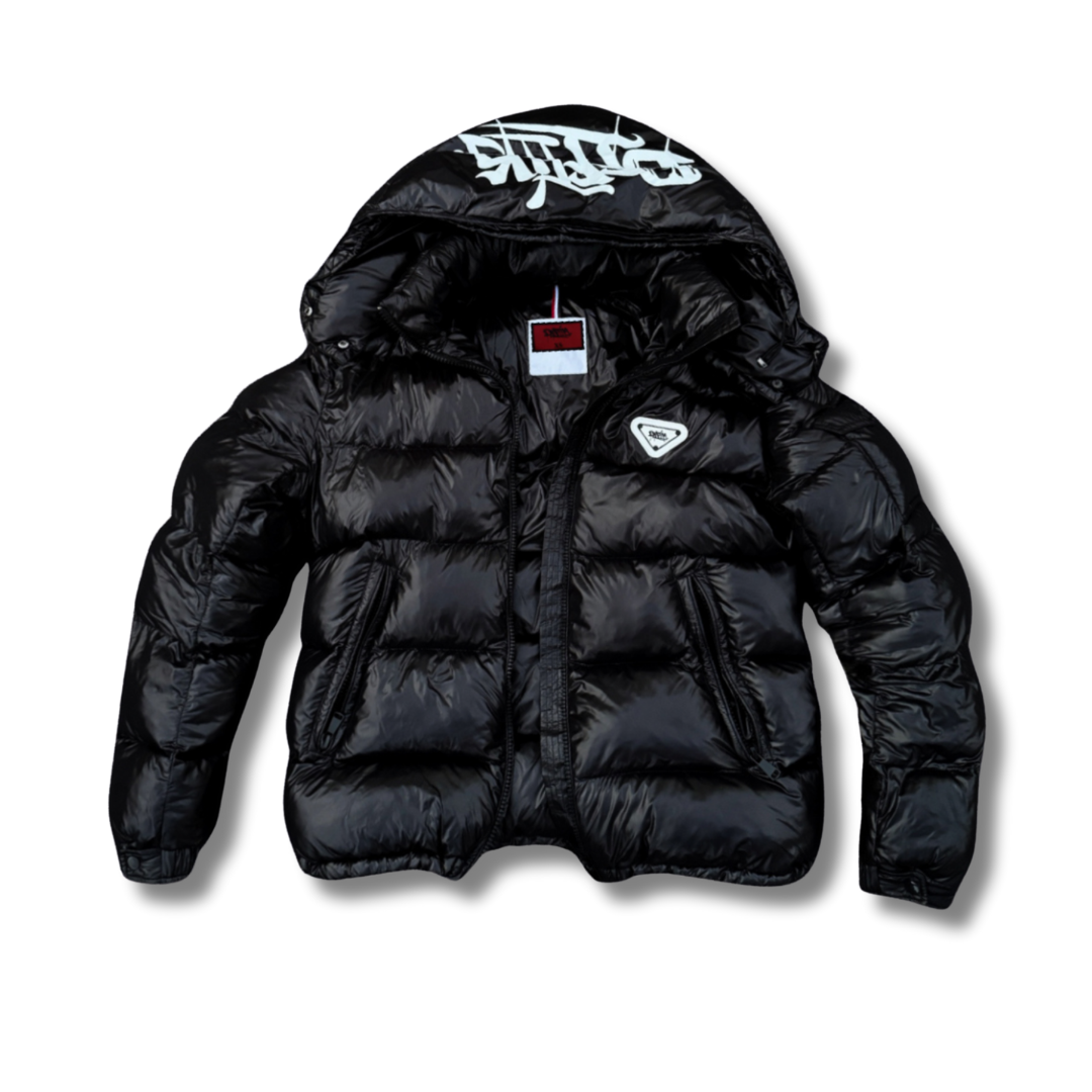 Signature Puffer Jacket - Black