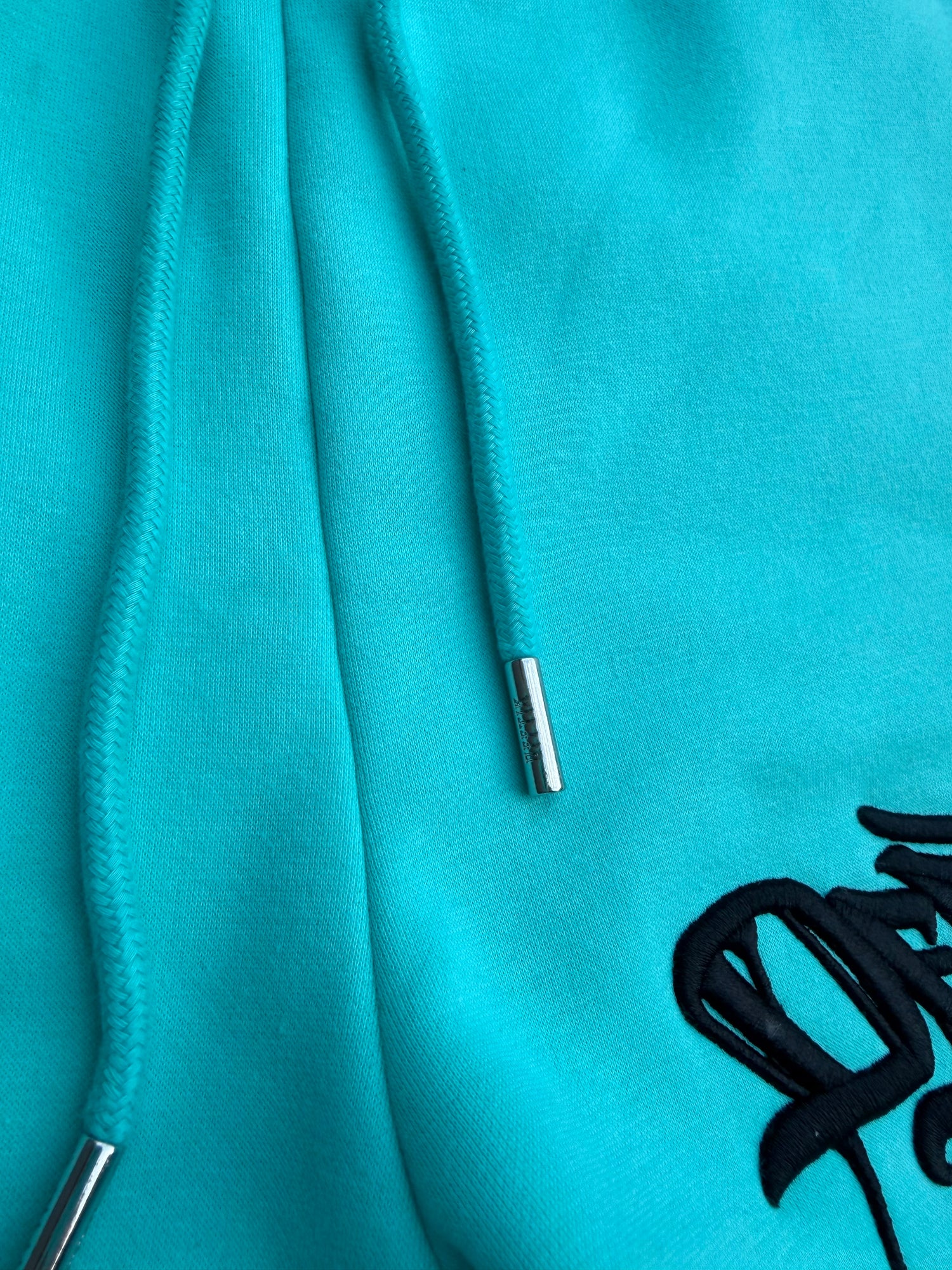Core Logo Trackies Aqua/Black
