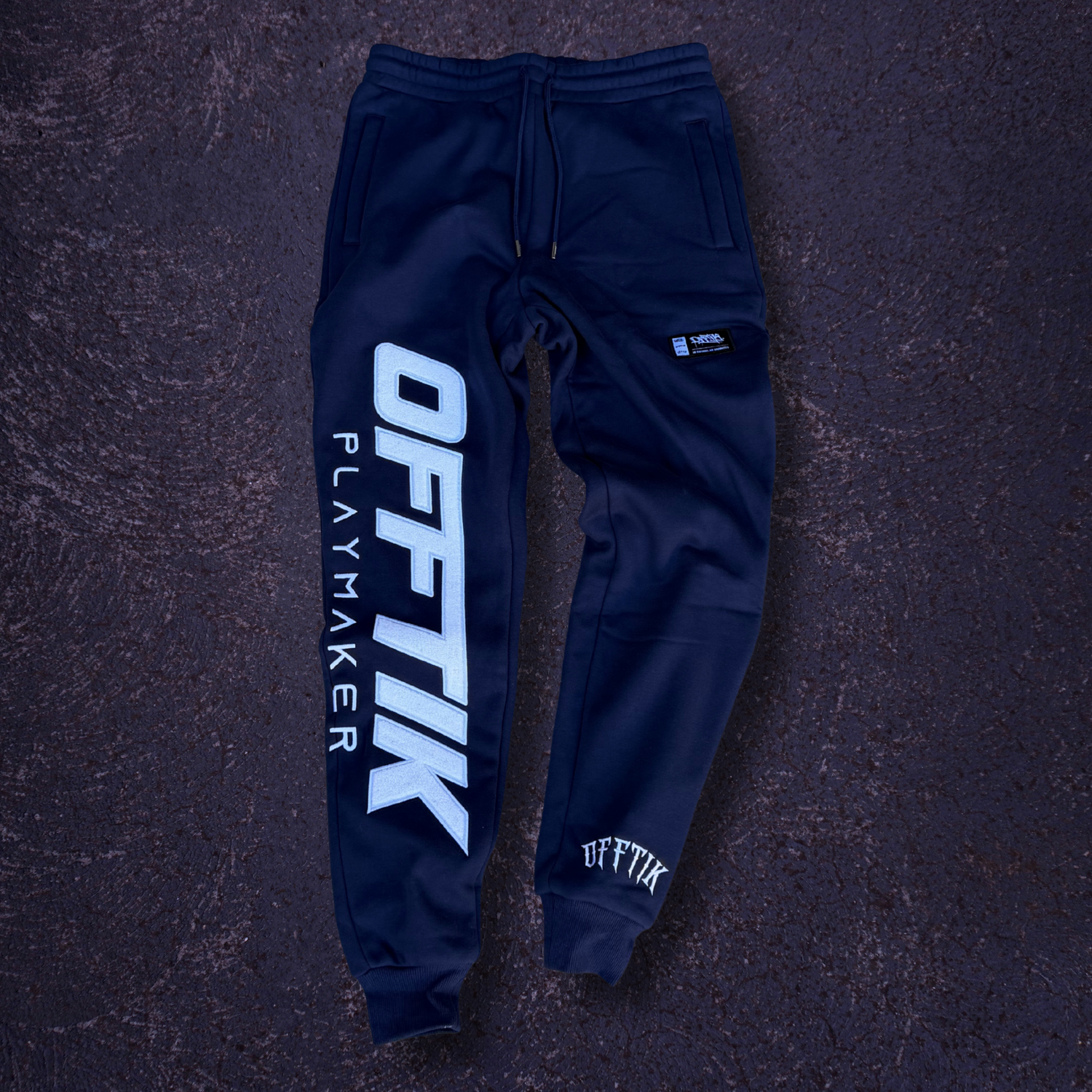 Playmaker Trackies Navy/White