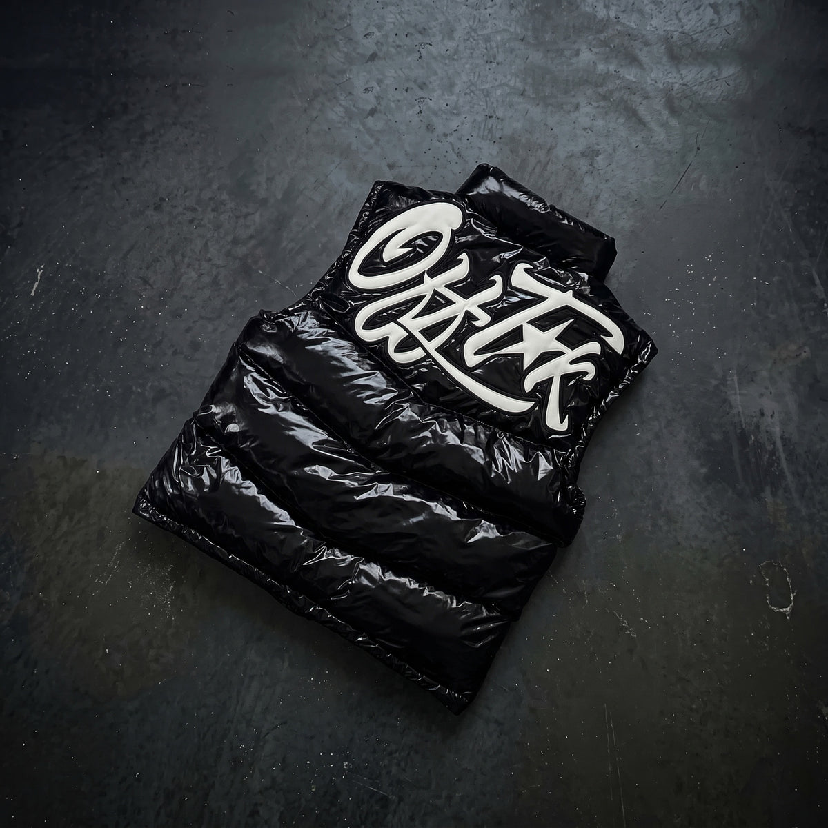 Allstarz Puffer Vest Black/White