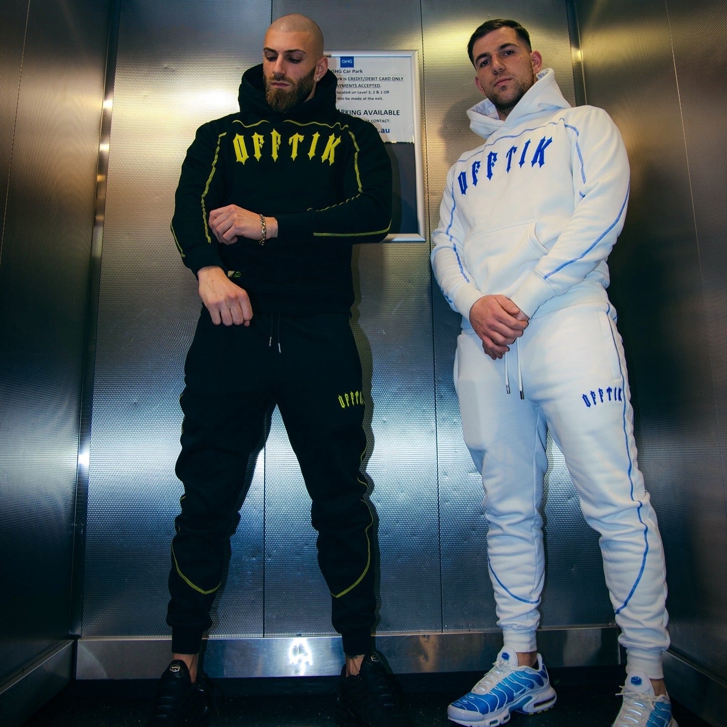Iron Gate Hoodie White/Blue