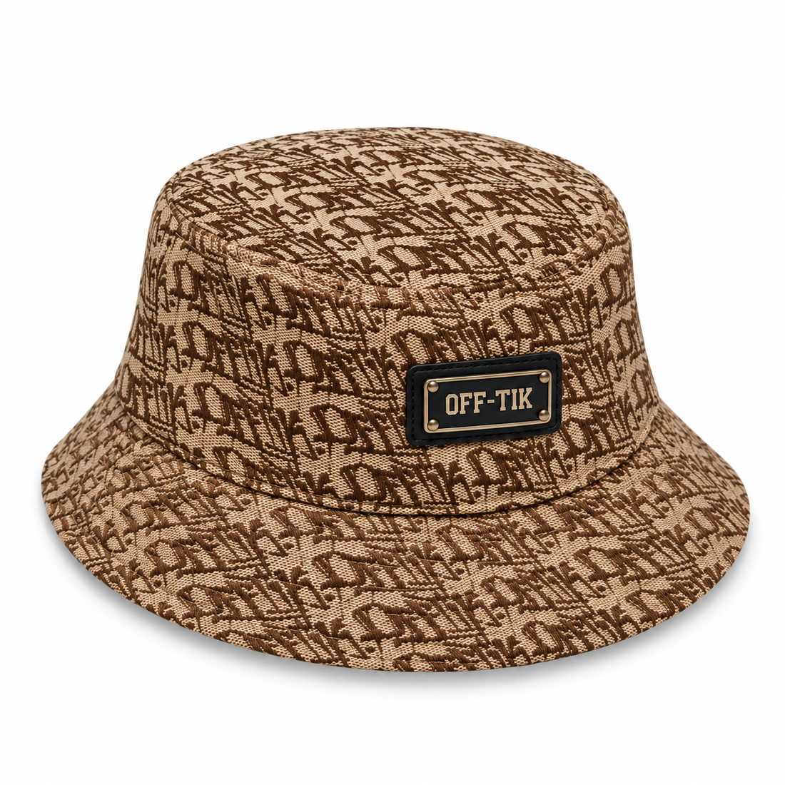 Monogram Bucket Hat Latte, image 3