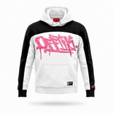 Two-Tone Hoodie White/Pink